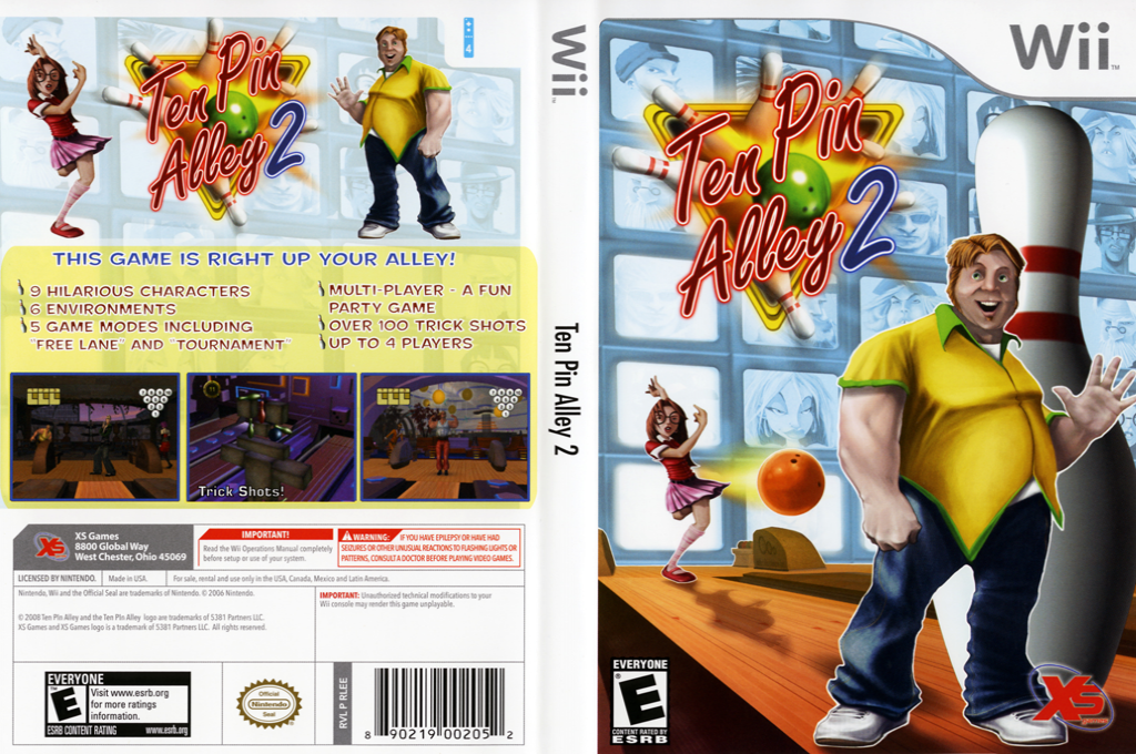 Ten Pin Alley 2 — box-texture (US)