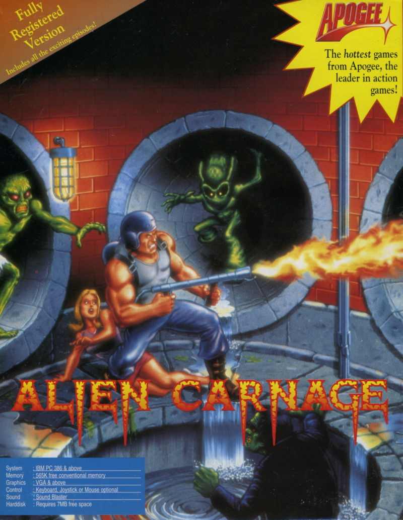 Alien Carnage — box-2D (EU)