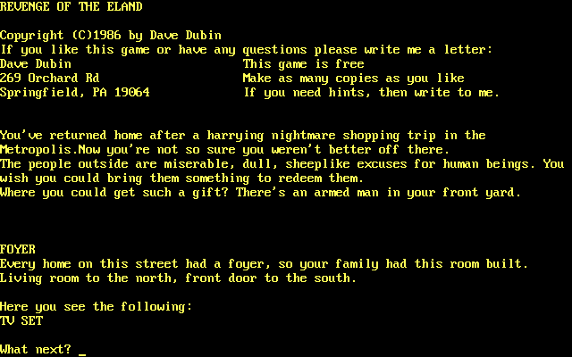 Revenge of the Eland — sstitle (WOR)