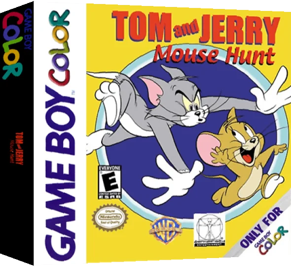 Tom and Jerry - Mousehunt — box-3D (US)