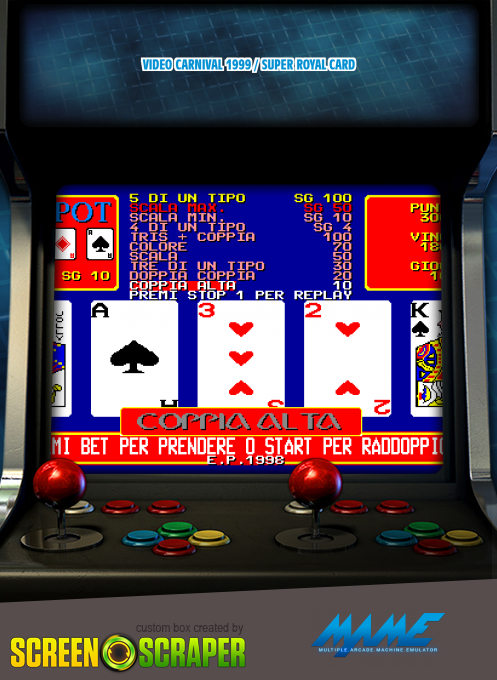 Video Carnival 1999 / Super Royal Card box art