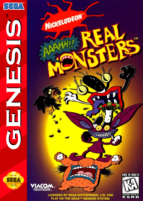 Aaahh!!! Real Monsters box art