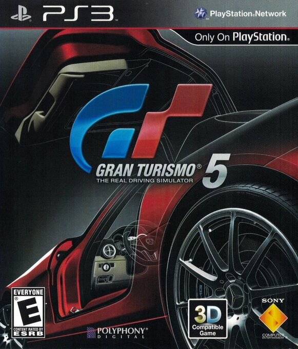 Gran Turismo 5 box art