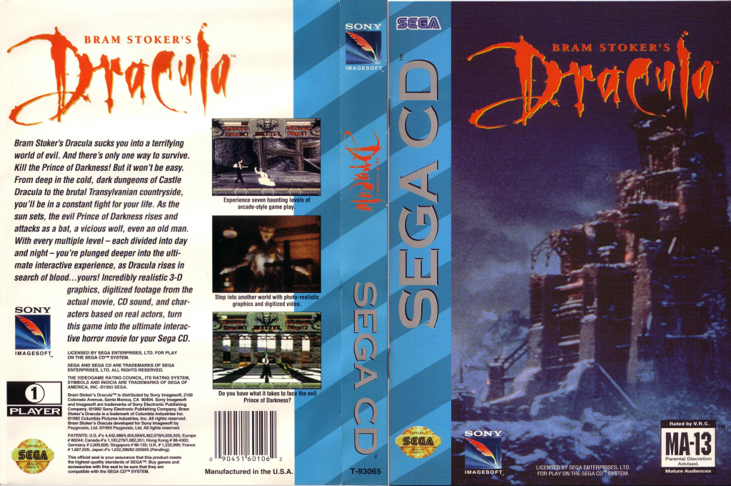 Bram Stoker's Dracula — box-texture (US)