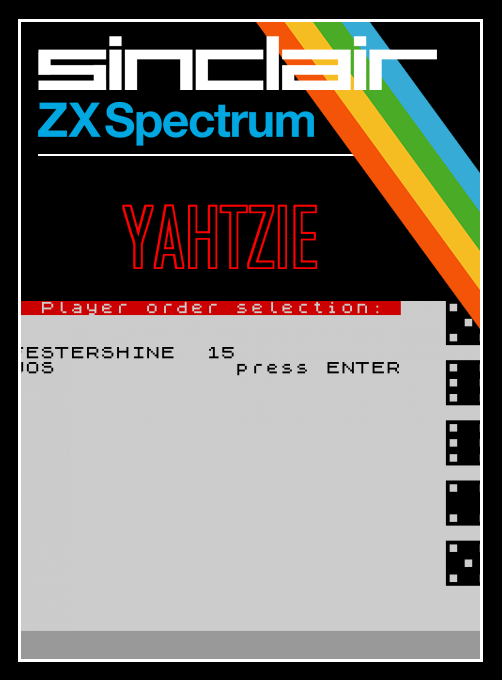 Yahtzie box art