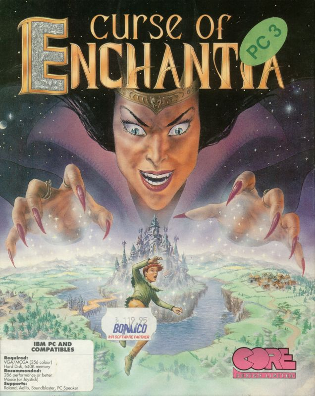 Curse Of Enchantia — box-2D (EU)