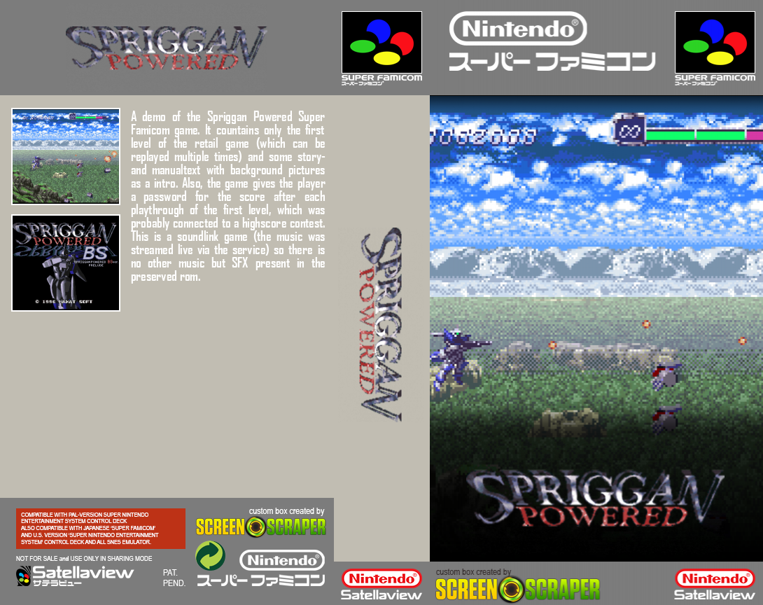 Spriggan Powered Bs - Prelude — box-texture (SS)