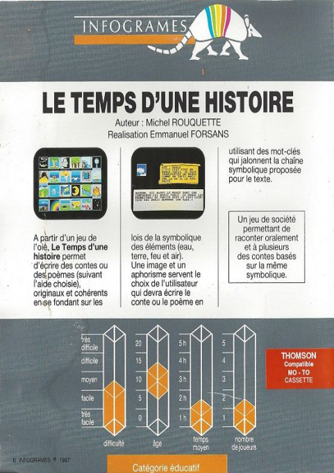 Temps D'une Histoire, Le — box-2D-back (WOR)