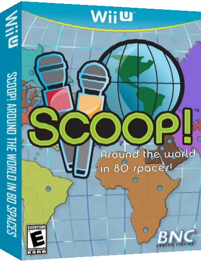 Scoop! Around the World In 80 Spaces — box-3D (US)