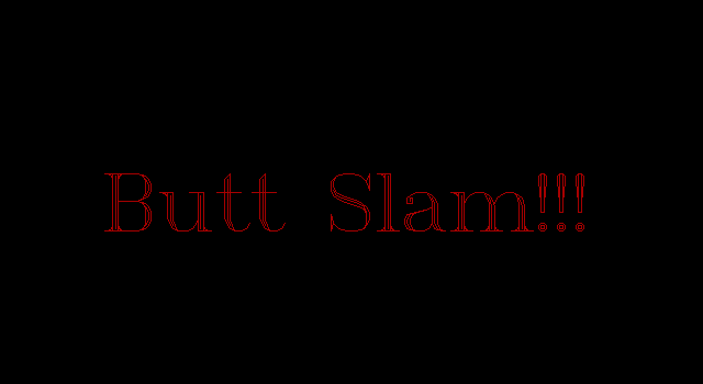 Butt Slam!!! box art