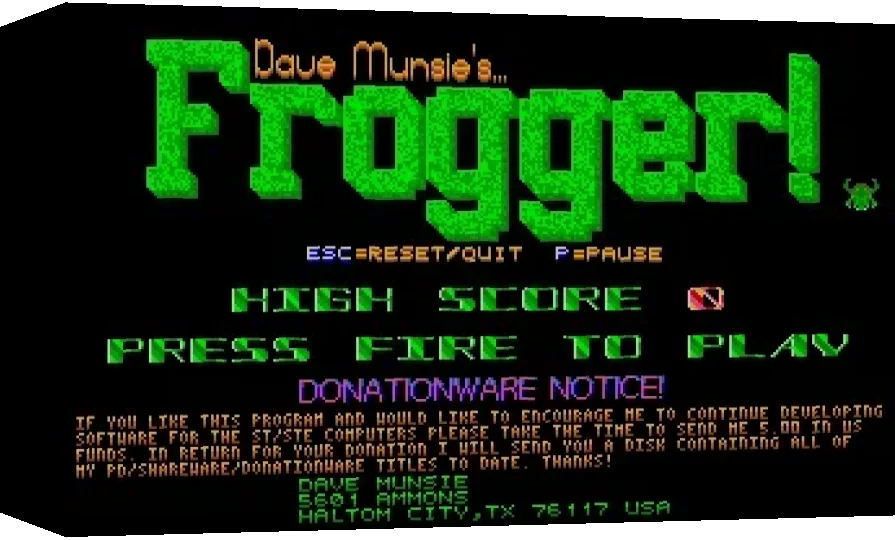 Frogger! — box-3D (WOR)