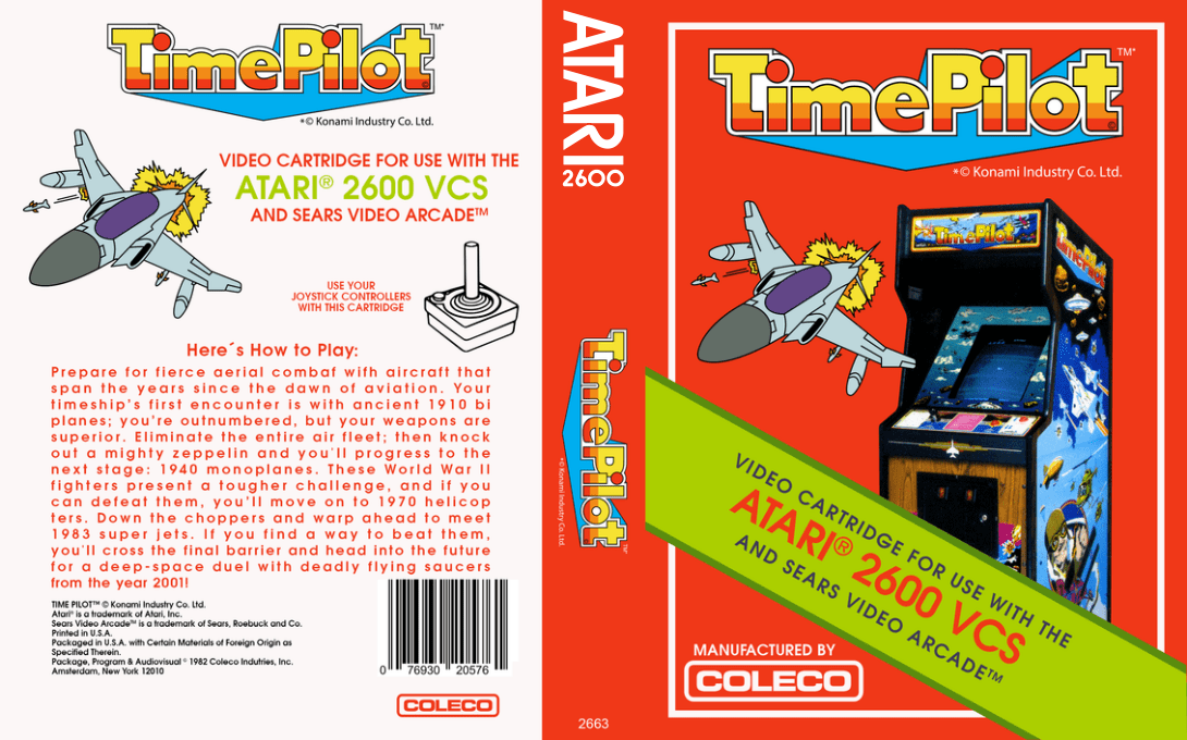 Time Pilot — box-texture (US)