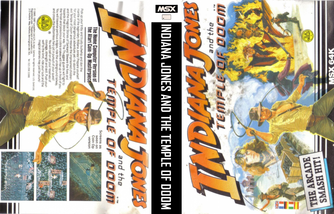 Indiana Jones And The Temple Of Doom — box-texture (EU)