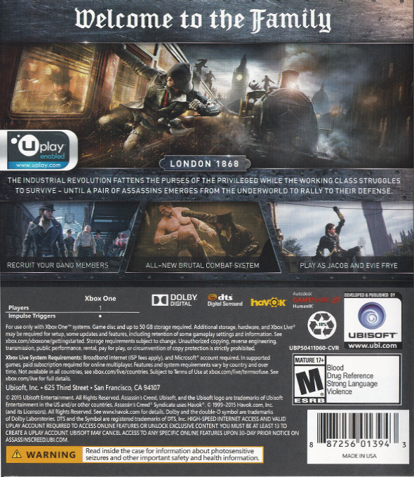 Assassin's Creed: Syndicate — box-2D-back (US)