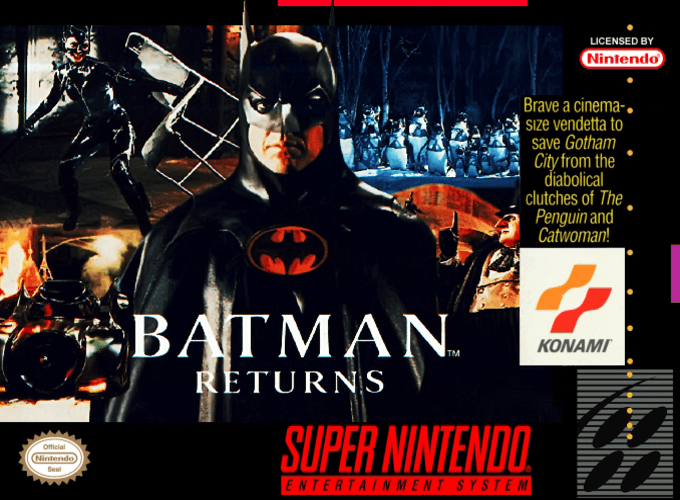 Batman Returns box art