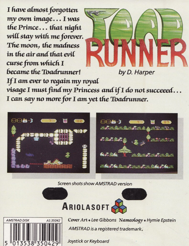 Toad Runner — box-2D-back (EU)