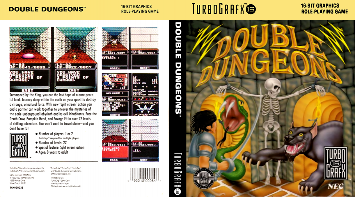Double Dungeons — box-texture (US)