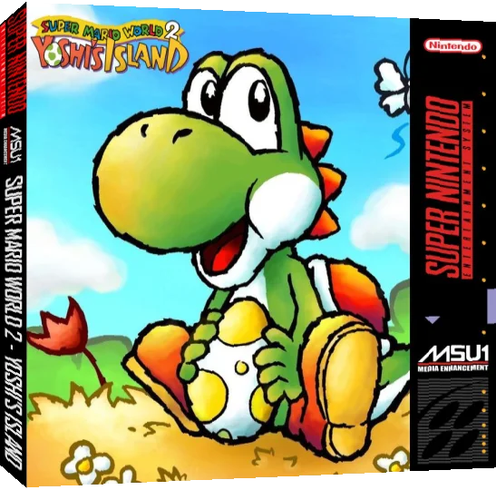 Super Mario World 2 : Yoshi's Island — box-3D (US)