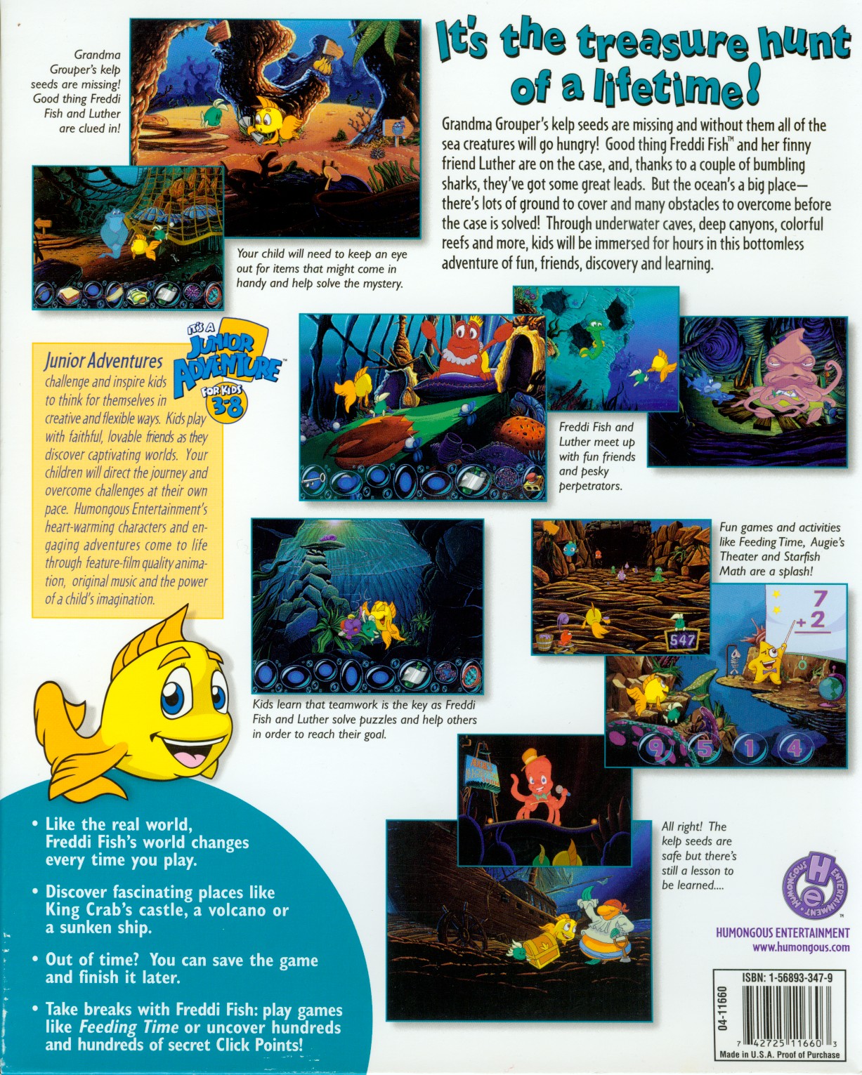 Freddi Fish and the Case of the Missing Kelp Seeds — box-2D-back (US)