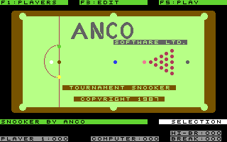 Tournament Snooker — sstitle (WOR)