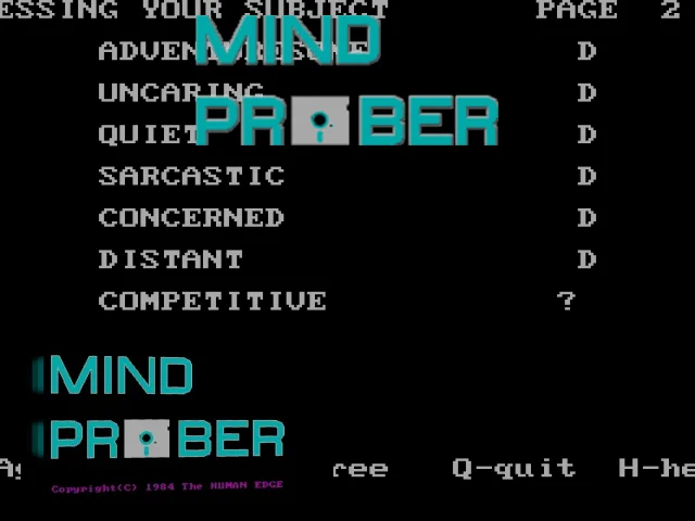 Mind Prober — mixrbv2 (WOR)