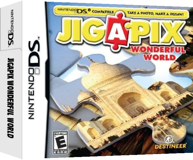 Jigapix - Wonderful World — box-3D (US)