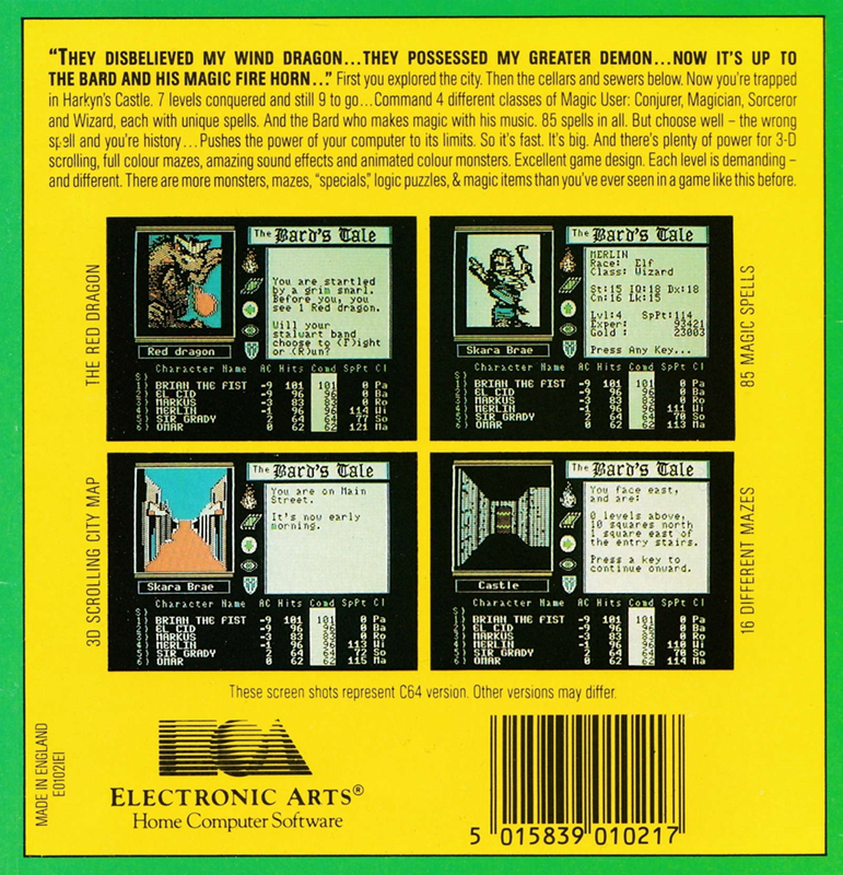 Bard's Tale, The — box-2D-back (EU)