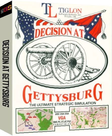 Decision at Gettysburg — box-3D (US)