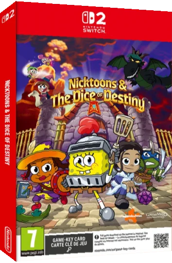 Nicktoons & The Dice of Destiny — box-3D (EU)