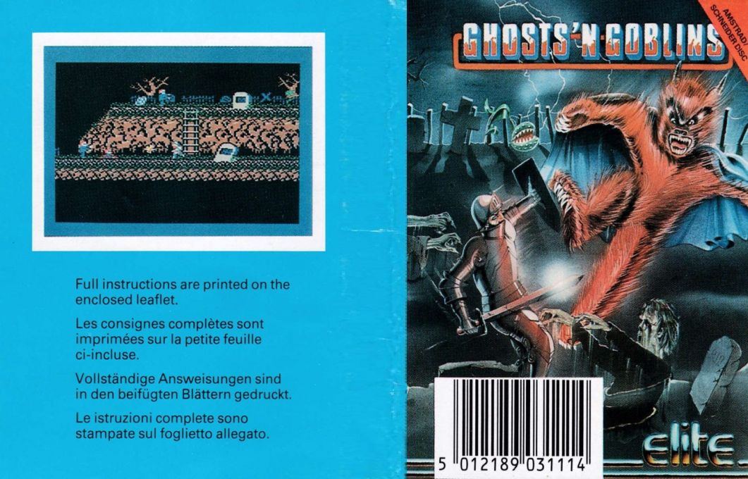 Ghosts'n Goblins — box-texture (EU)