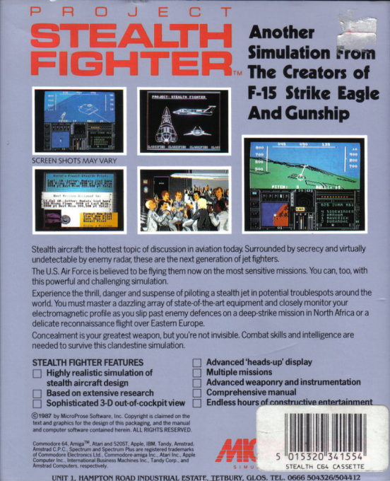 Project Stealth Fighter — box-2D-back (EU)