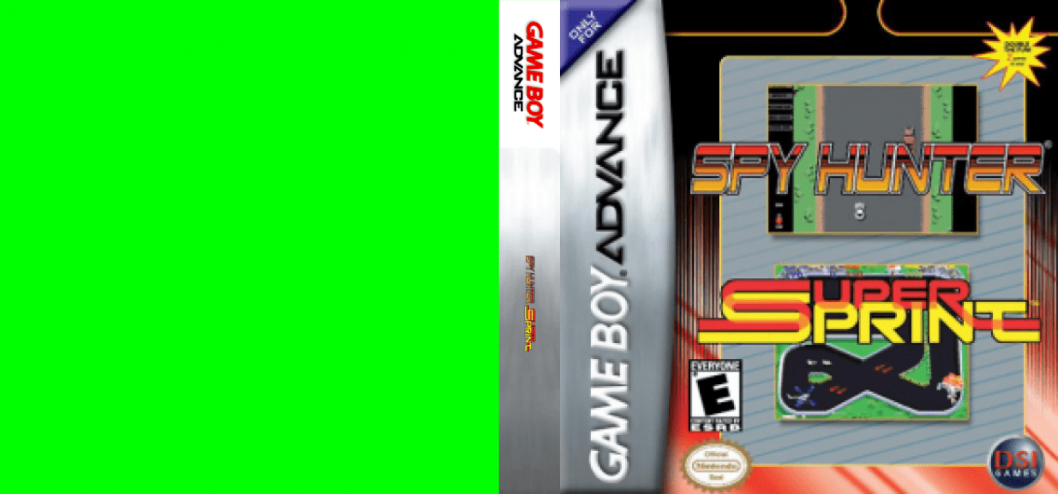 2 Games in One! - Spy Hunter + Super Sprint — box-texture (US)