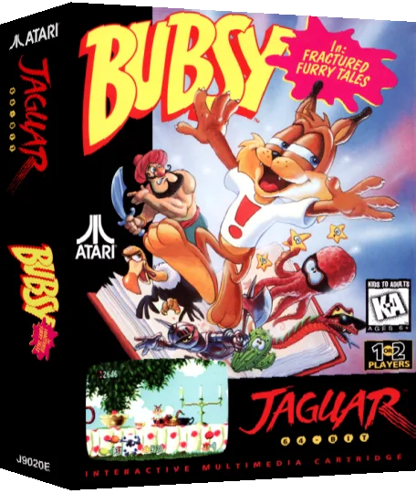 Bubsy in Fractured Furry Tales — box-3D (WOR)
