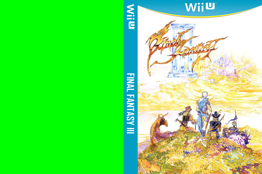 Final Fantasy III — box-texture (JP)