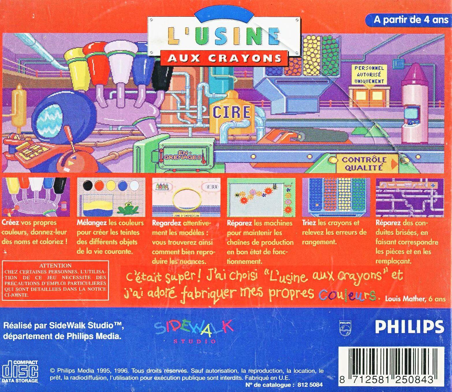The Crayon Factory — box-2D-back (FR)