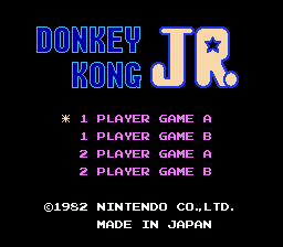 Donkey Kong Jr. — sstitle (WOR)