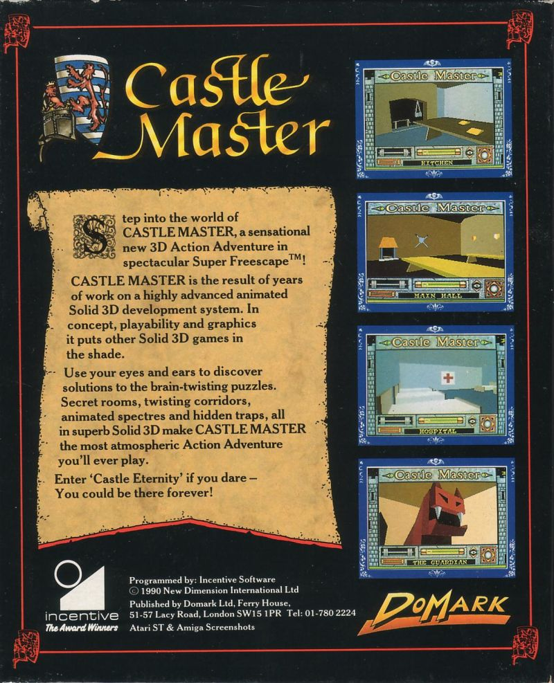 Castle Master — box-2D-back (EU)