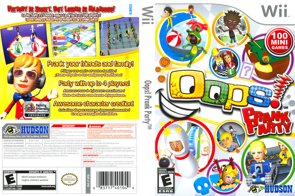 Oops! Prank Party — box-texture (US)