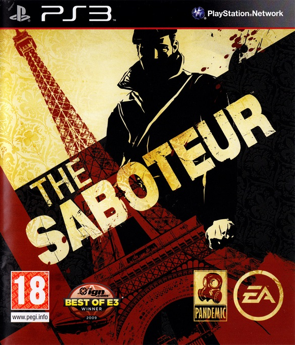 Saboteur, The box art