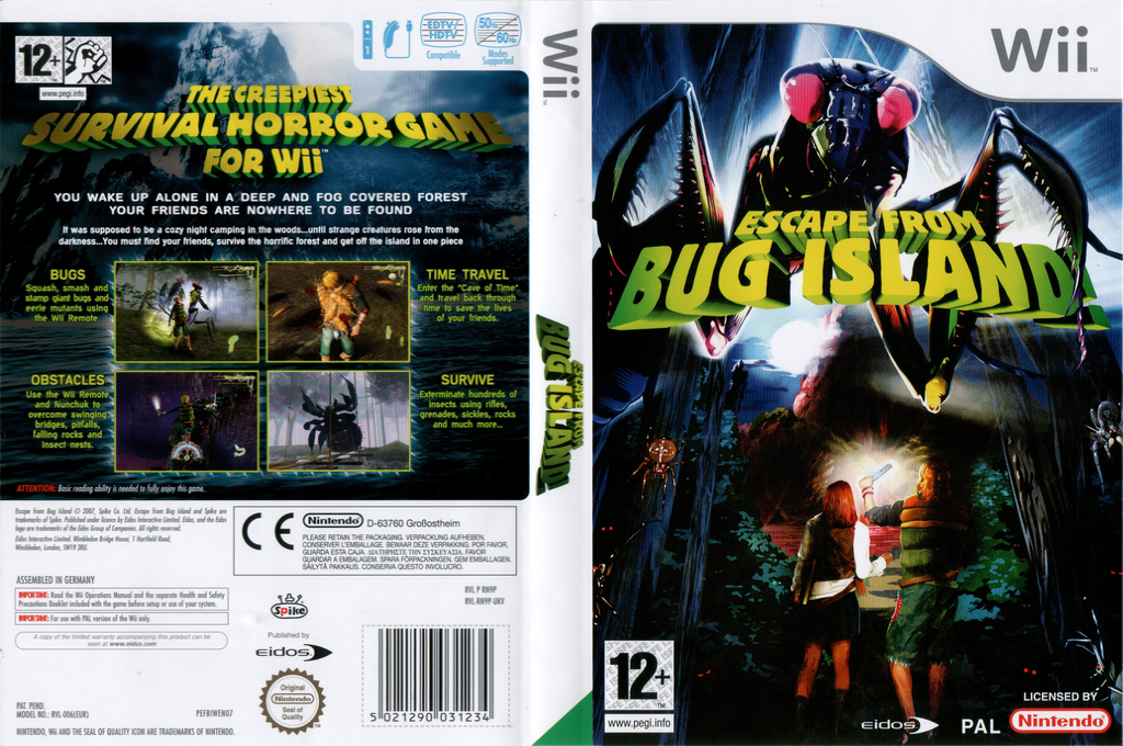 Escape from Bug Island — box-texture (US)