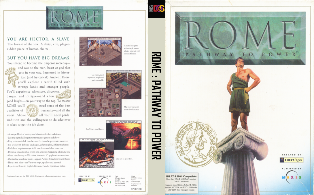 Rome AD 92 — box-texture (US)