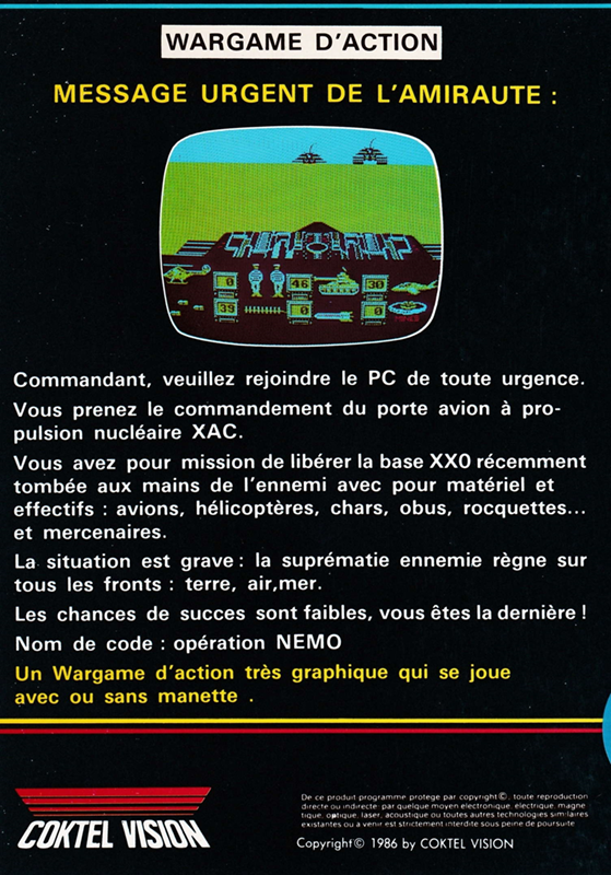 Operation Nemo — box-2D-back (FR)