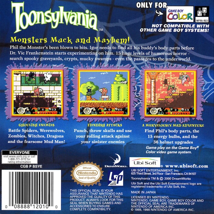 Toonsylvania — box-2D-back (US)
