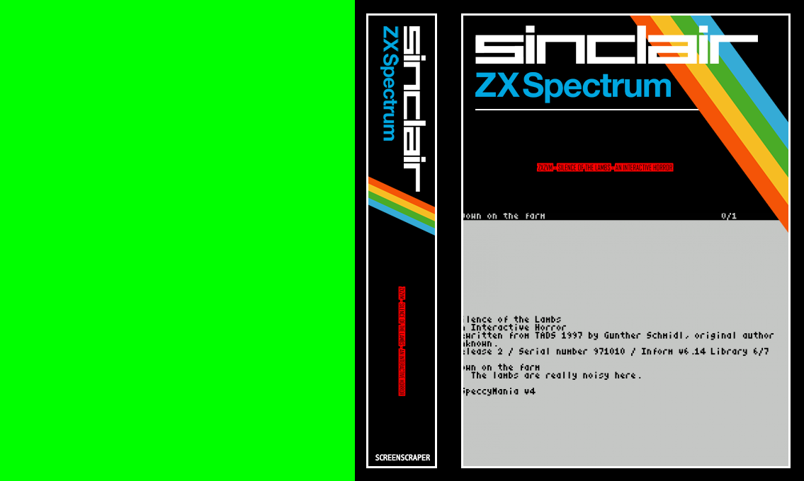 ZxZvm - Silence of the Lambs - An Interactive Horror — box-texture (SS)