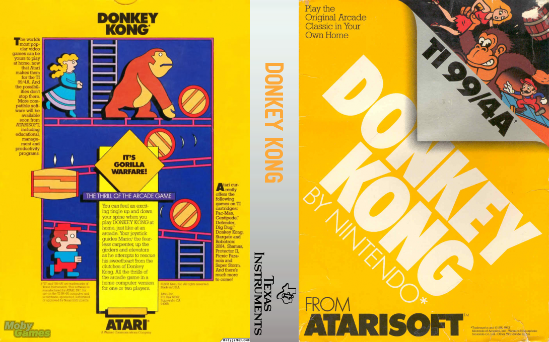 Donkey Kong — box-texture (US)