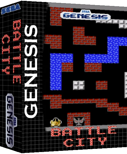 Super Mario and Battle City — box-3D (SS)