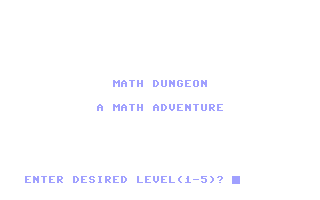 Math Dungeon — sstitle (WOR)