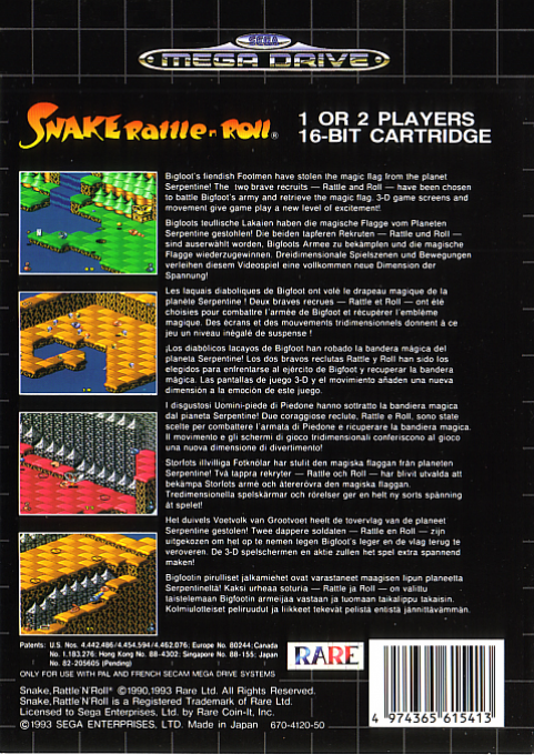 Snake Rattle N Roll — box-2D-back (EU)