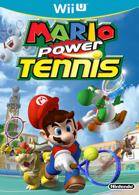 Mario Power Tennis box art