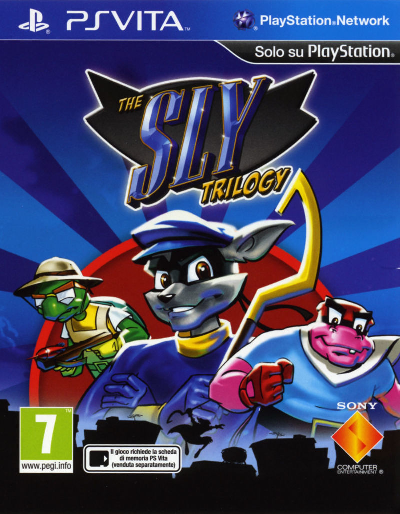Sly Trilogy, The — box-2D (IT)